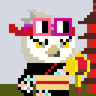 A Happy Nounish Year 2023 Narukami-Barn owl #1234
