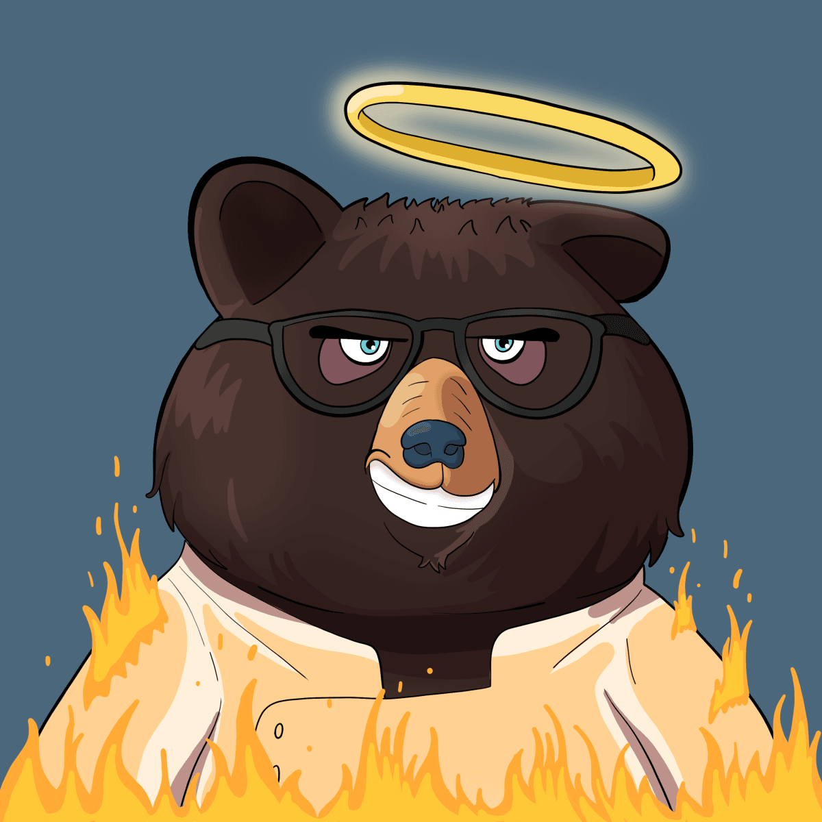 #5363 • Bushy Heavy Black Bear