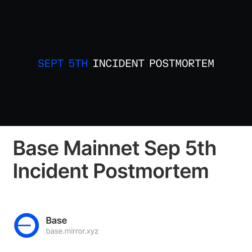 Base Mainnet Sep 5th Incident Postmortem