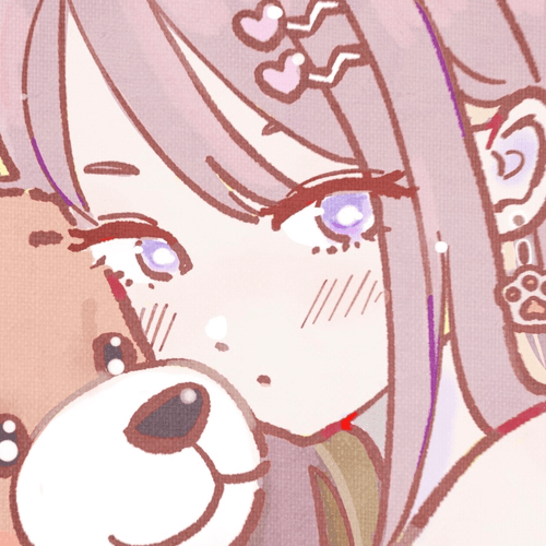 Plush Hugging Girl