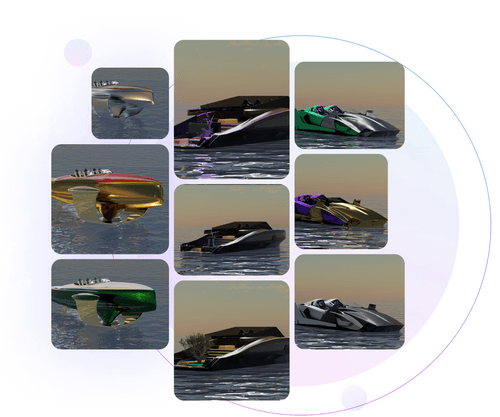 Speedboats and jet skis for the metaverse