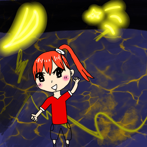 星空とイナズマにいるあかちゃん Red-chan in the starry sky and inazuma #23