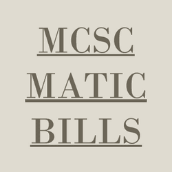 MCSC MATIC bills collection image