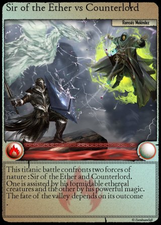 ETHXCPCARD - Sir of the Ether vs Counterlord - Spells Of Genesis Card created August 20, 2015