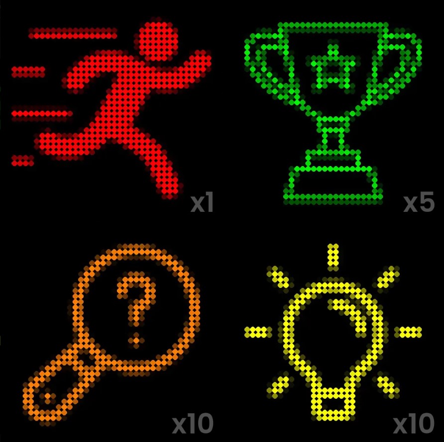 Dogeparty Runner XDPR (2014) - Starter Pack (RUNNER x1, PRIZES x5, CLUES x10, HINTS x10)