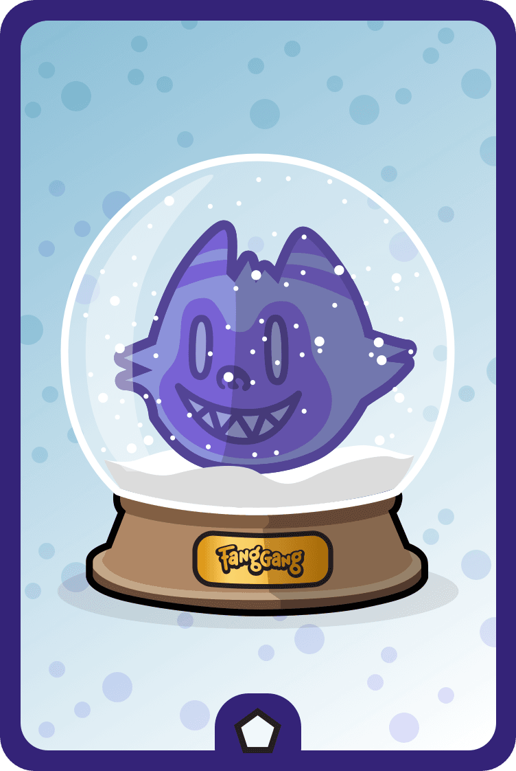 Fangmas Card - Snow Globe