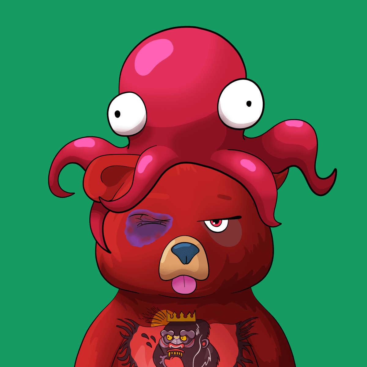 #3680 • Formidible Sappy Ruby Cub