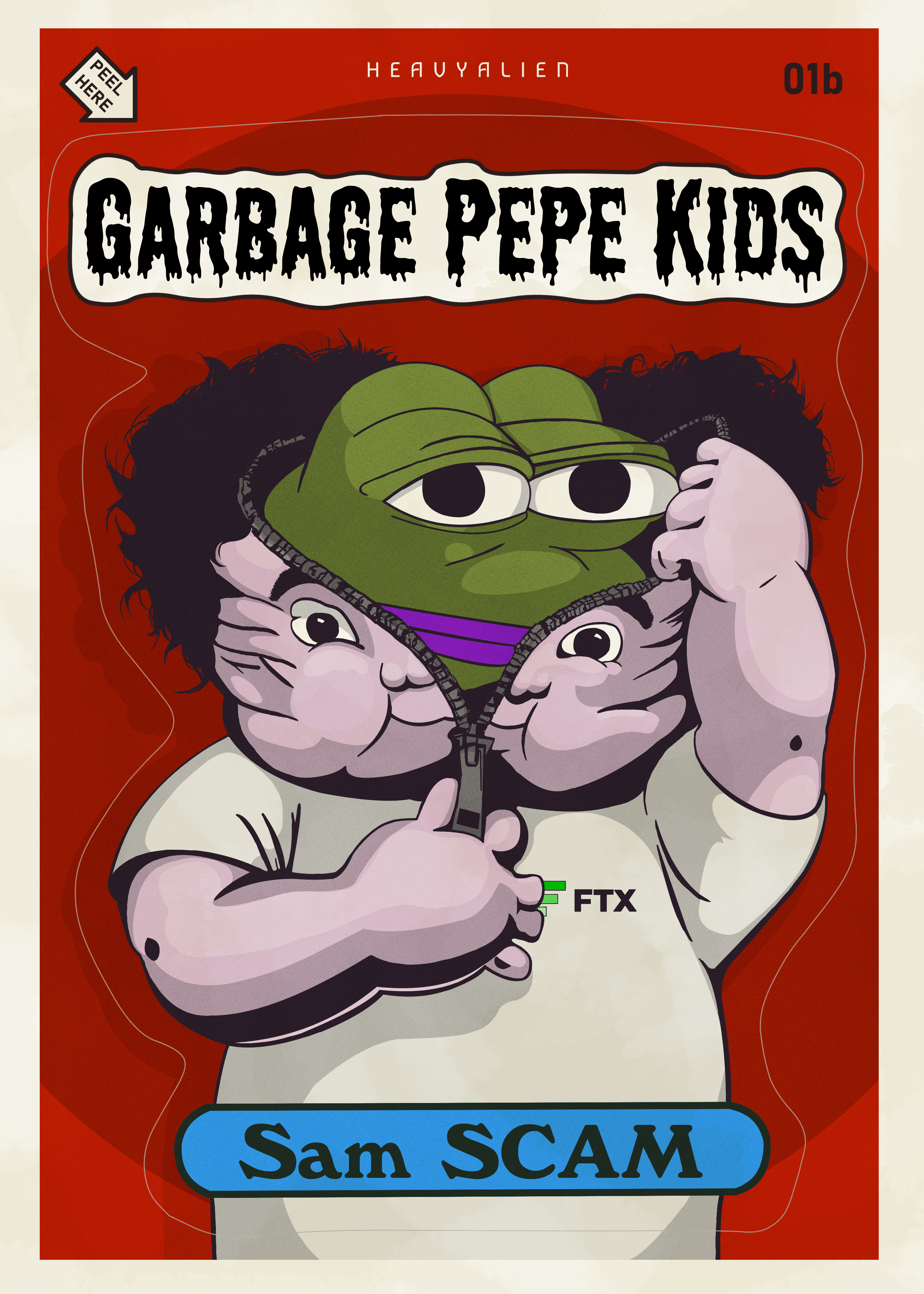 Garbage Pepe Kids #01b - Sam Scam