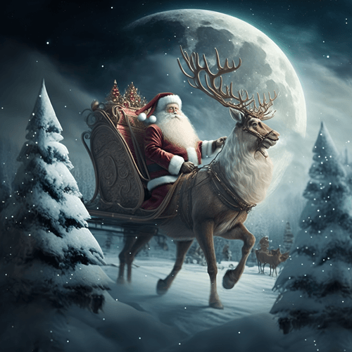 Santa On His Way 4 (OS)