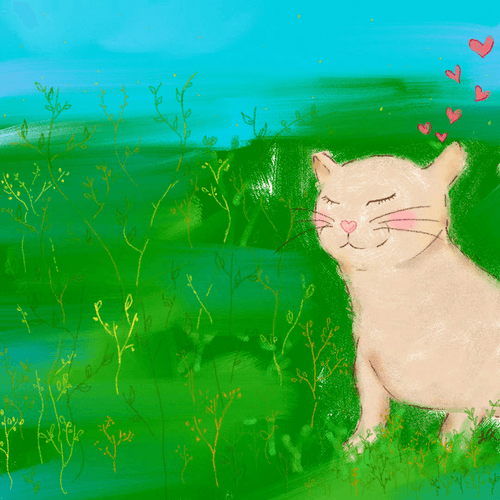 The First 10 Cats - I love garden. #6/10