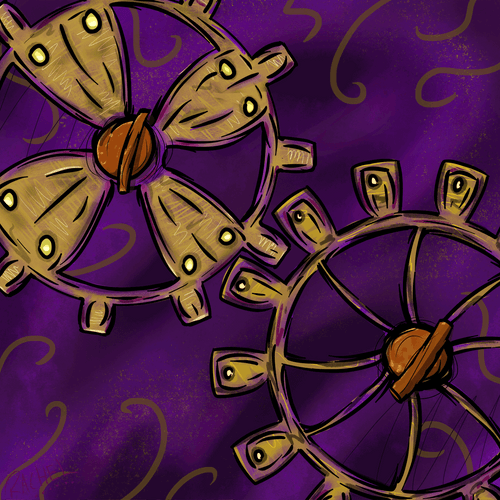Hey World! Art In Motion #6 Gears