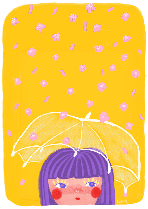 벚 꽃 비 / a cherry blossom rain