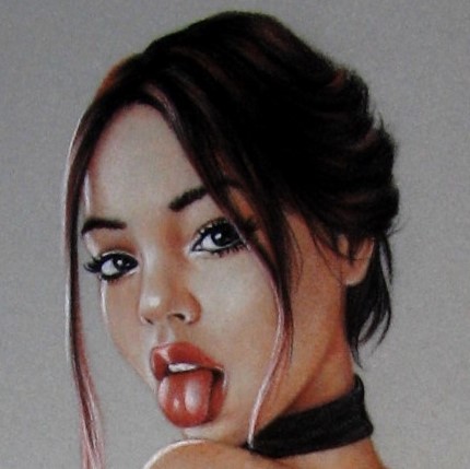 slydesign pin up art faces
