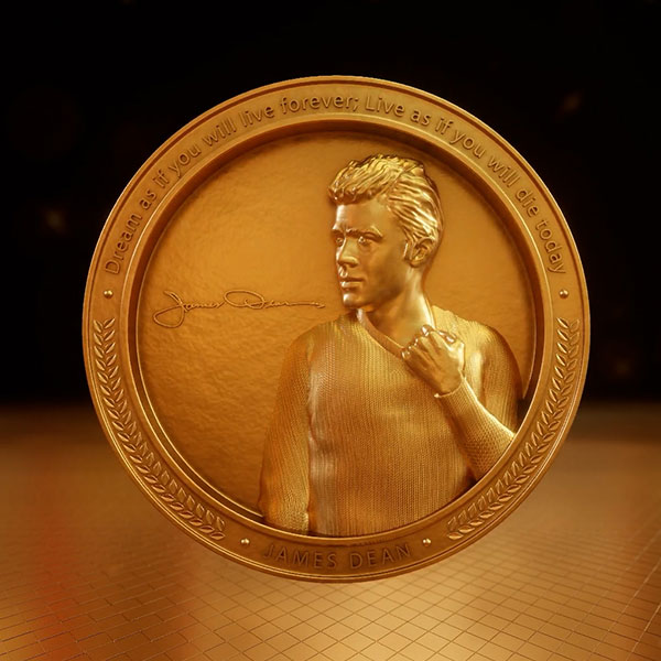 James Dean: Gold Medallion