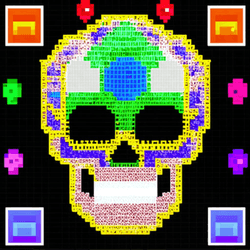 2D magic skull collection image