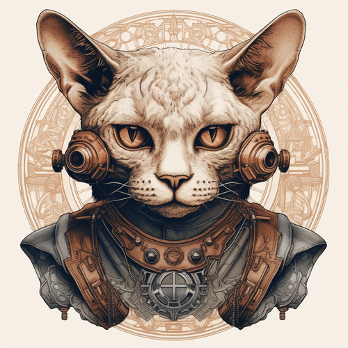 Robotic Sphynx Cat 7