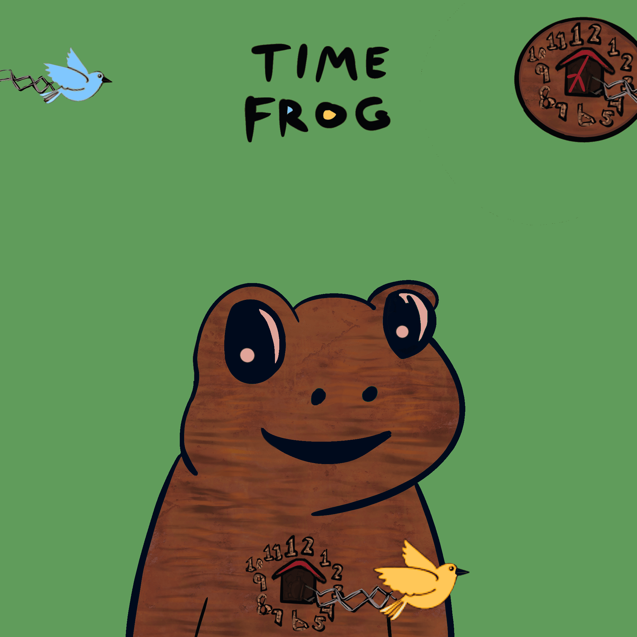 Peacefrogz #417 | Time Frog