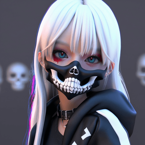 Skull  girl