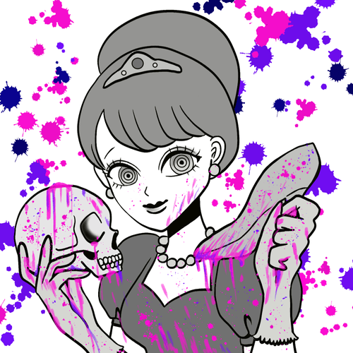 skulls and crazy girls