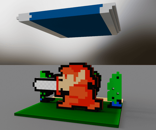 Funky 8Bit Voxel Collectables