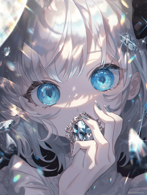 blue eyes that quietly heal