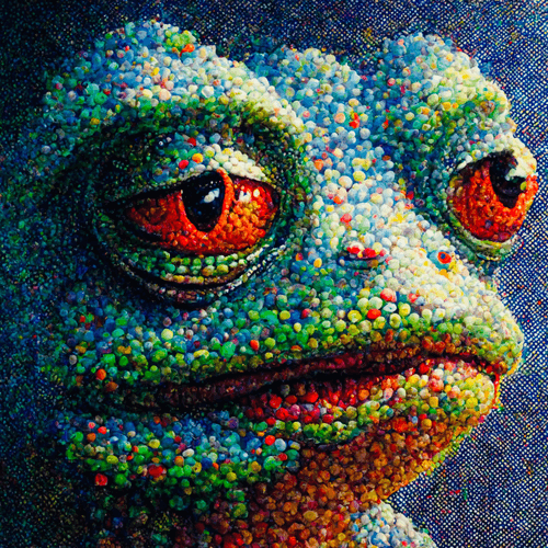 Pointillism Pepe