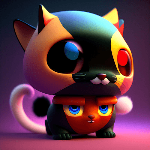 Funky Tetris Cat #1084