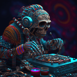 musical skeleton collection image