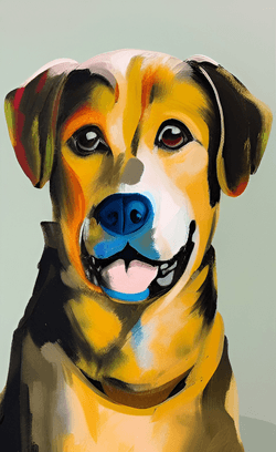 MABO dog art collection image
