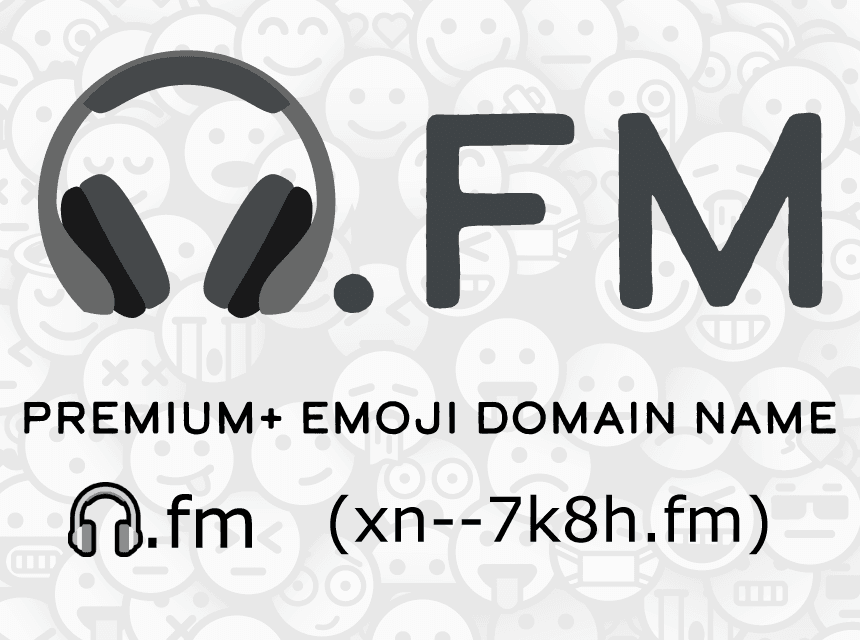 🎧.FM Redeemable Premium+ Emoji Domain Name