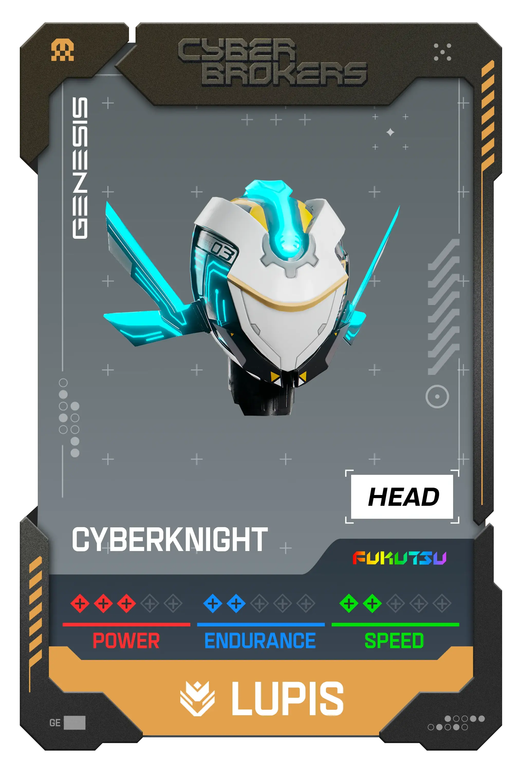 CyberKnight Lupis Head
