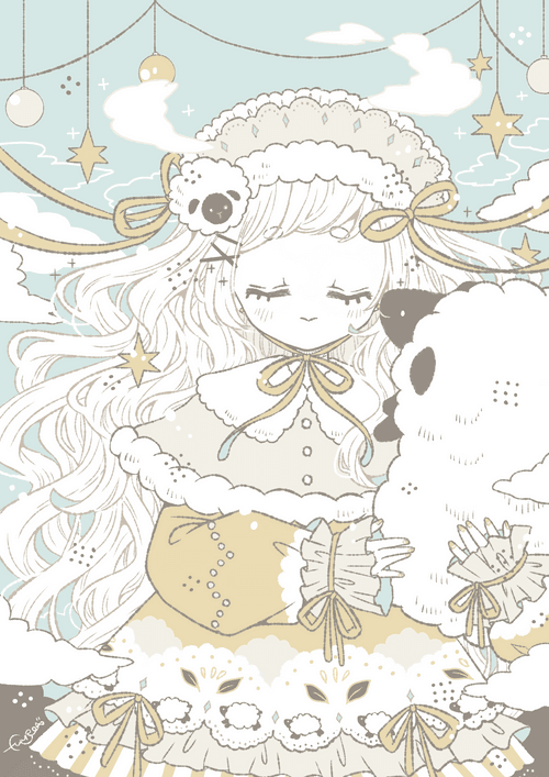 #007 dreaming sheep