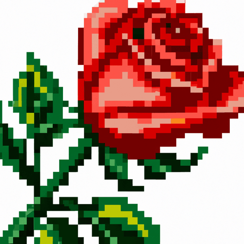 Pixel Roses