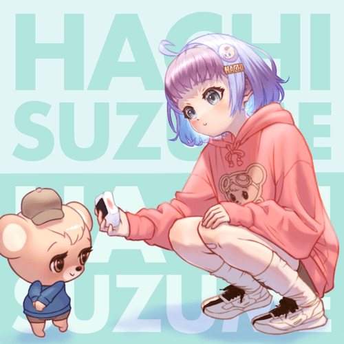 おにぎり蜂ちゃん『ひと口あげる』