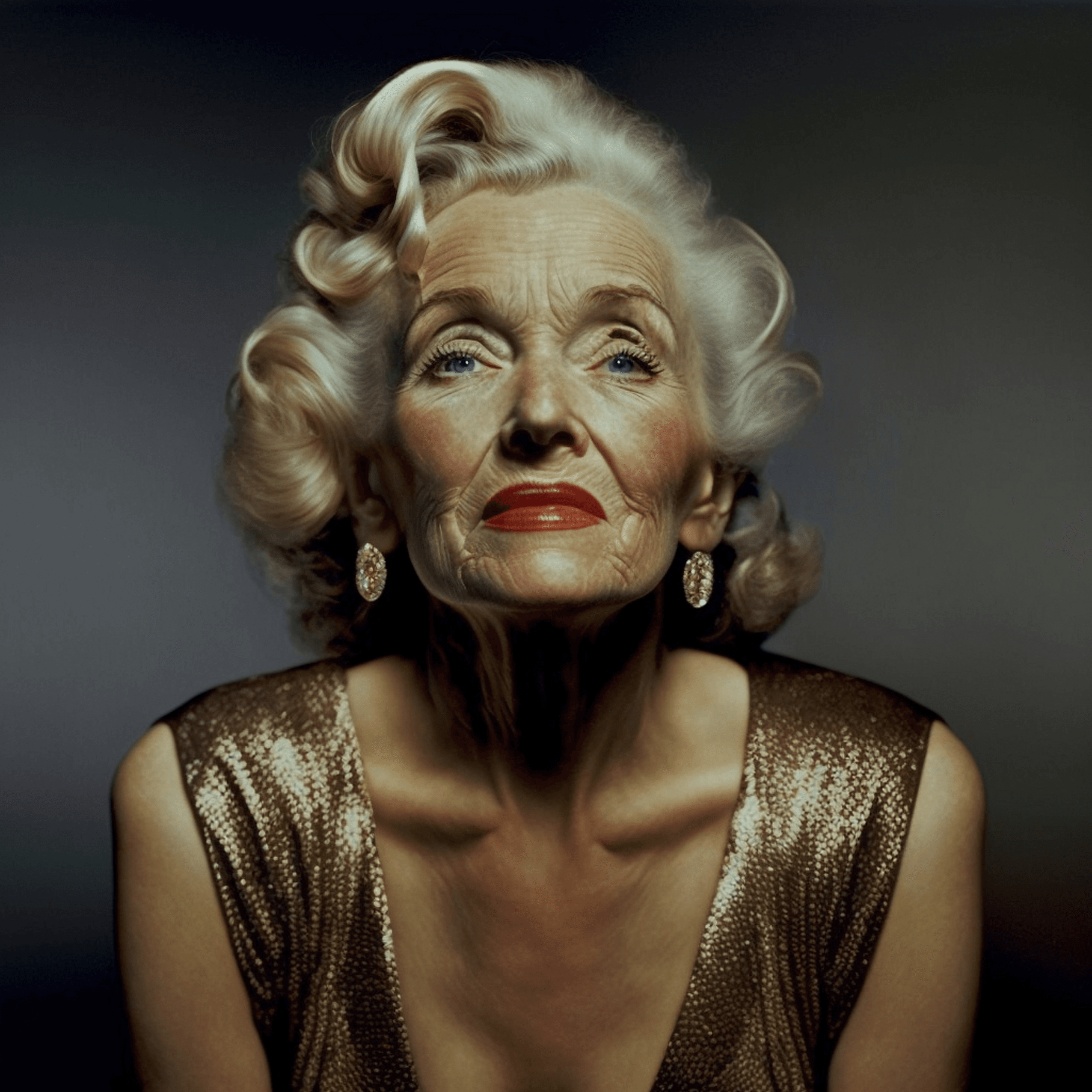 Aged Icons NFT Marilyn 97 Years Old by Sollog 1/1
