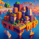 VALYANO Pixel Floating Islands #2