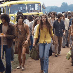 WOODSTOCK 1969 - Imagined by Me, Ai assisted collection image