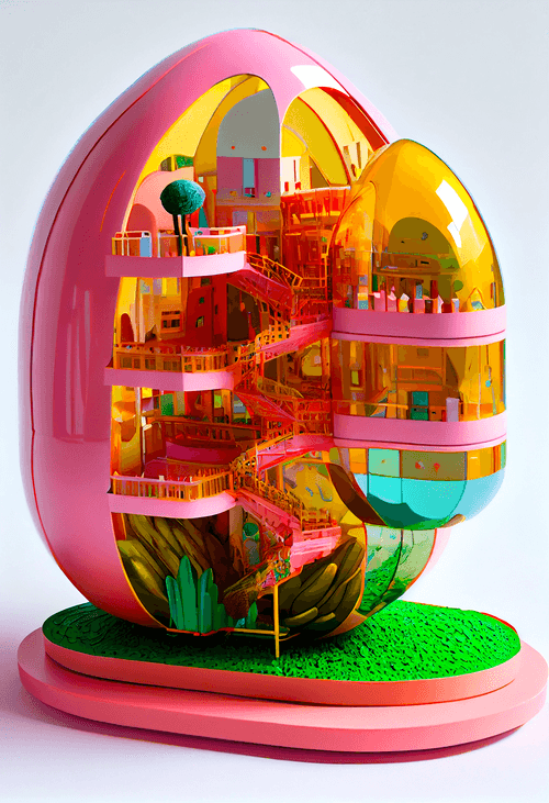 Fantasy Architecture Egg 20