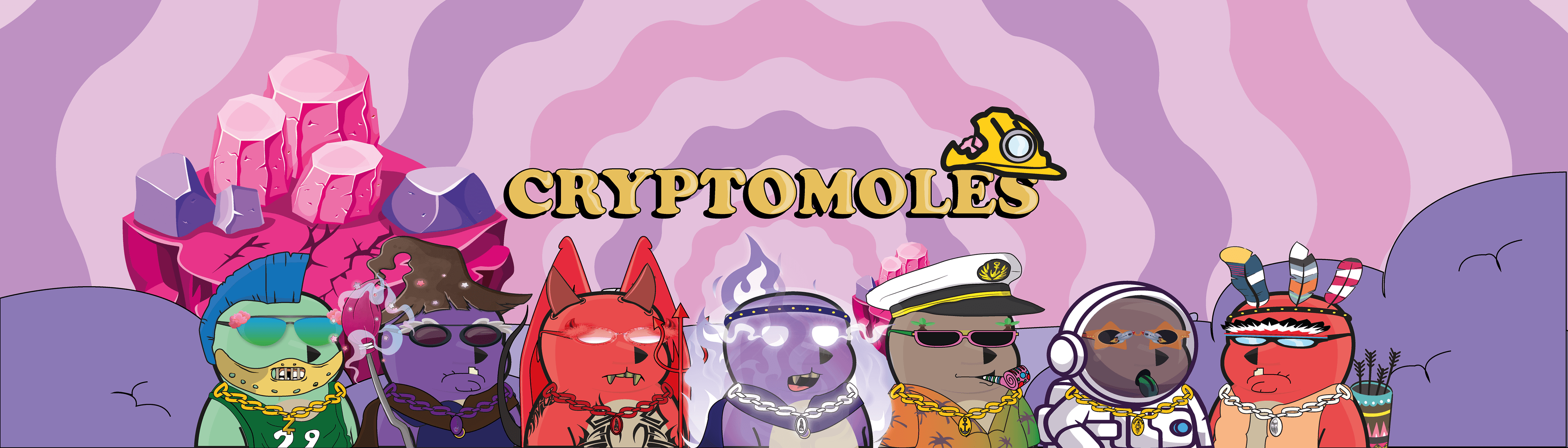 CryptoMoles banner