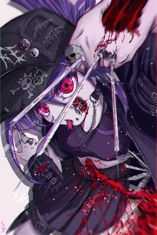 GORE GIRL FUNART 🩸逝き逝きネオちゃん💉💉💉