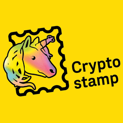 Crypto stamp Gold Edition Bull collection image