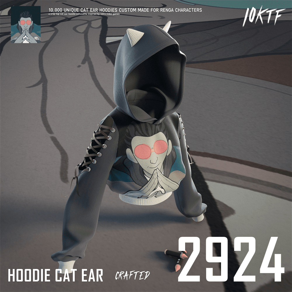 RENGA Cat Ear Hoodie #2924