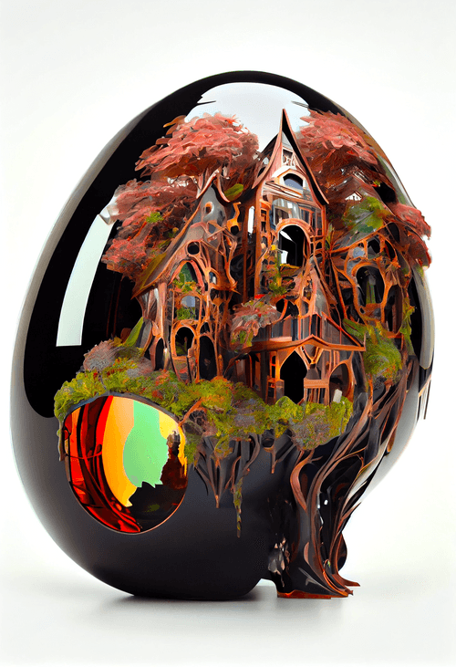 Fantasy Architecture Egg 15