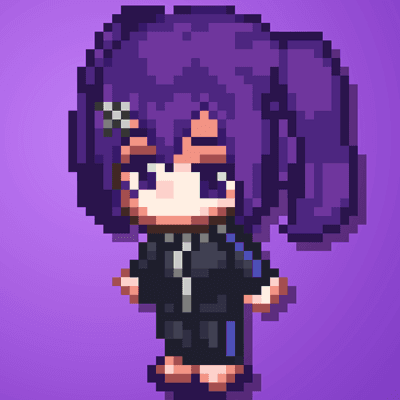 Cool Girl Fantasy Icon pixcel art #004