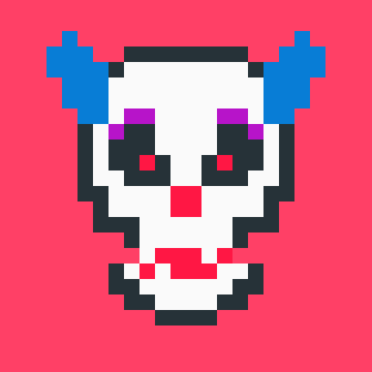 PsyClown CryptoSkull #100