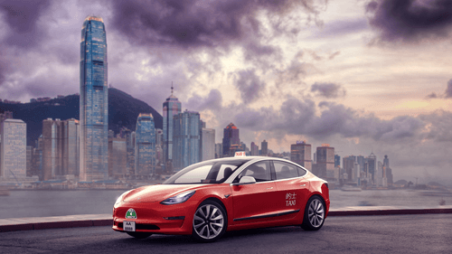 Tesla Model 3 Hong Kong Taxi