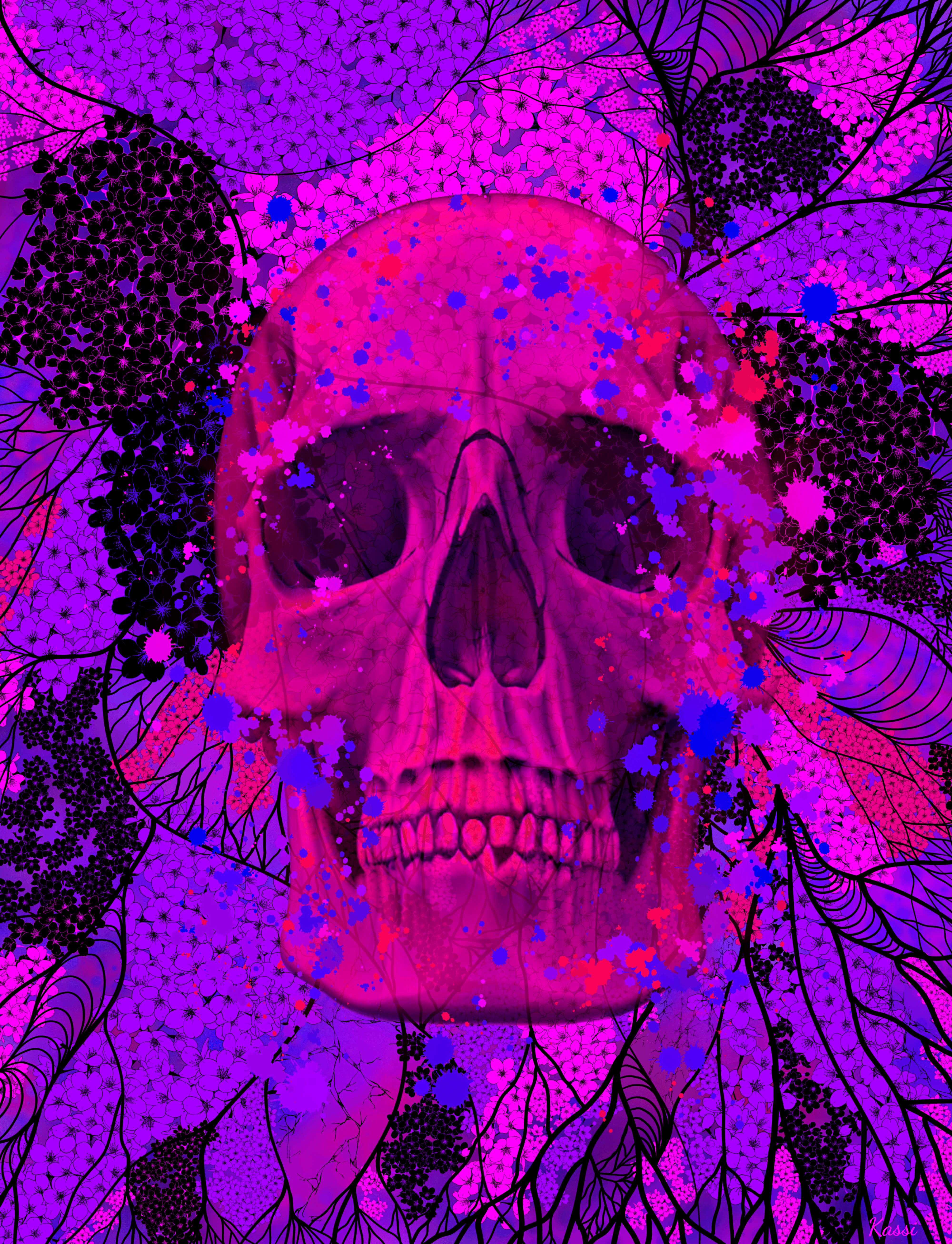 "Flower Skull"