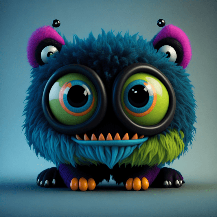 FRED the cute Monster - Collection | OpenSea