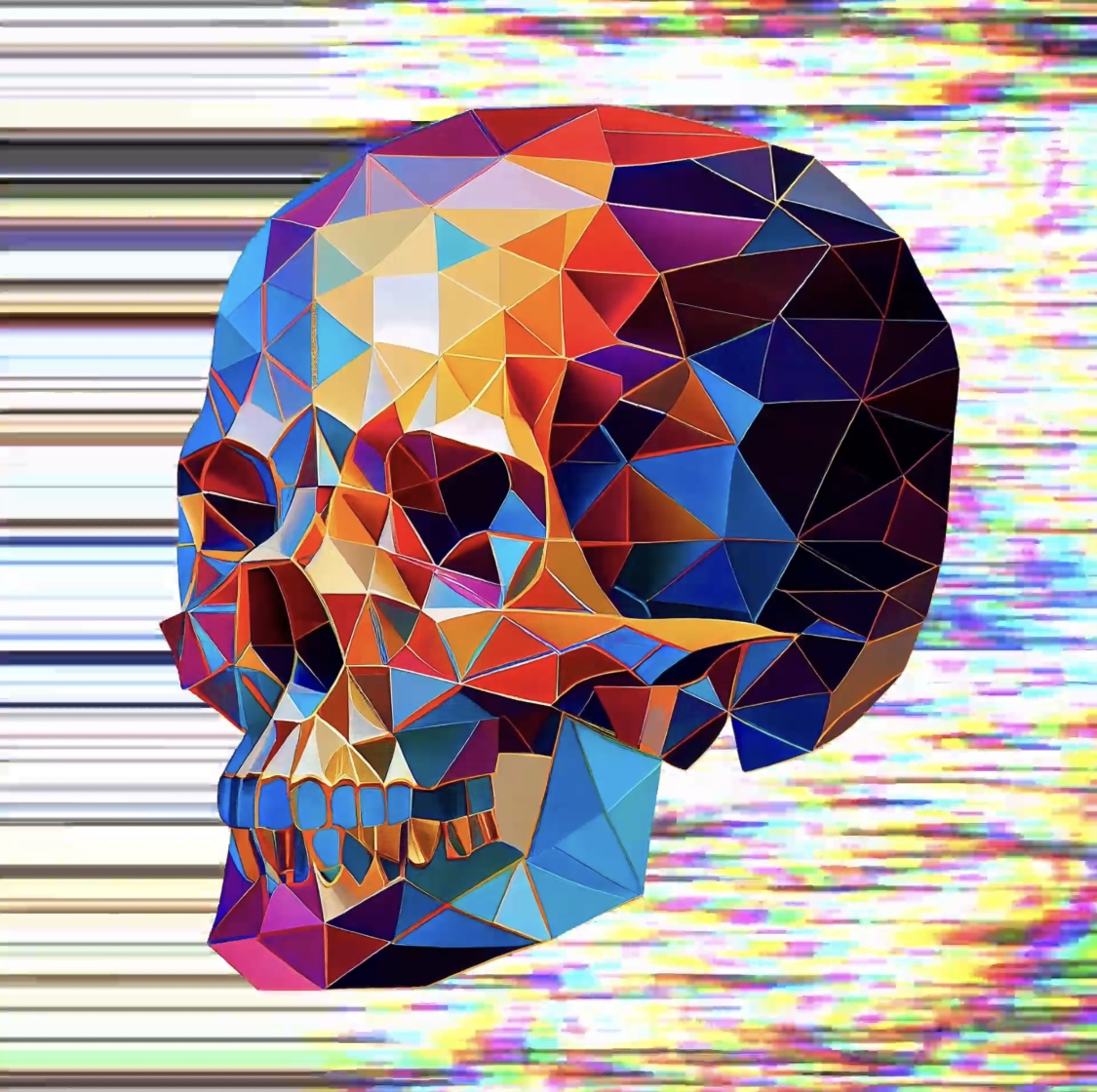 Geometric Skull • Glitch