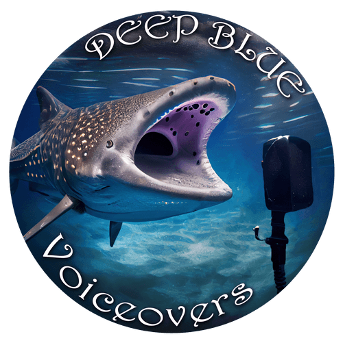 Deep Blue Voiceovers Logo